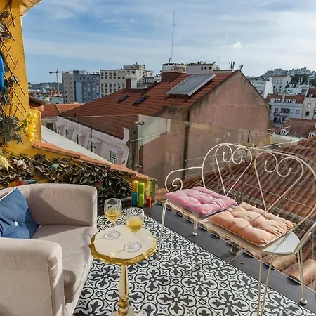 Peaceful Loft - Amazing Terrace & View Apartment Lisbon